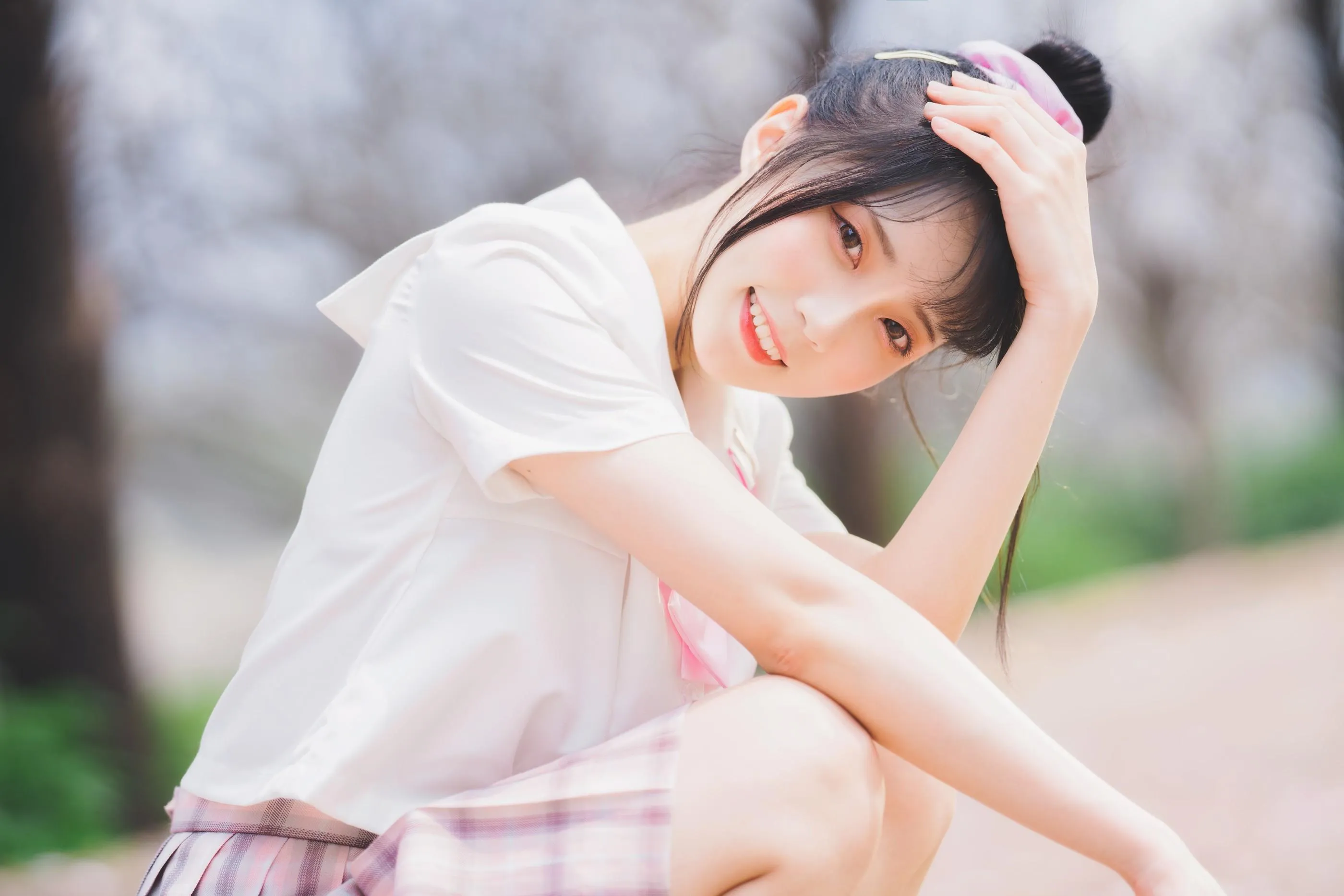 [艺图语] 2022.06.21 花与少女 思涼poi [35P]插图4